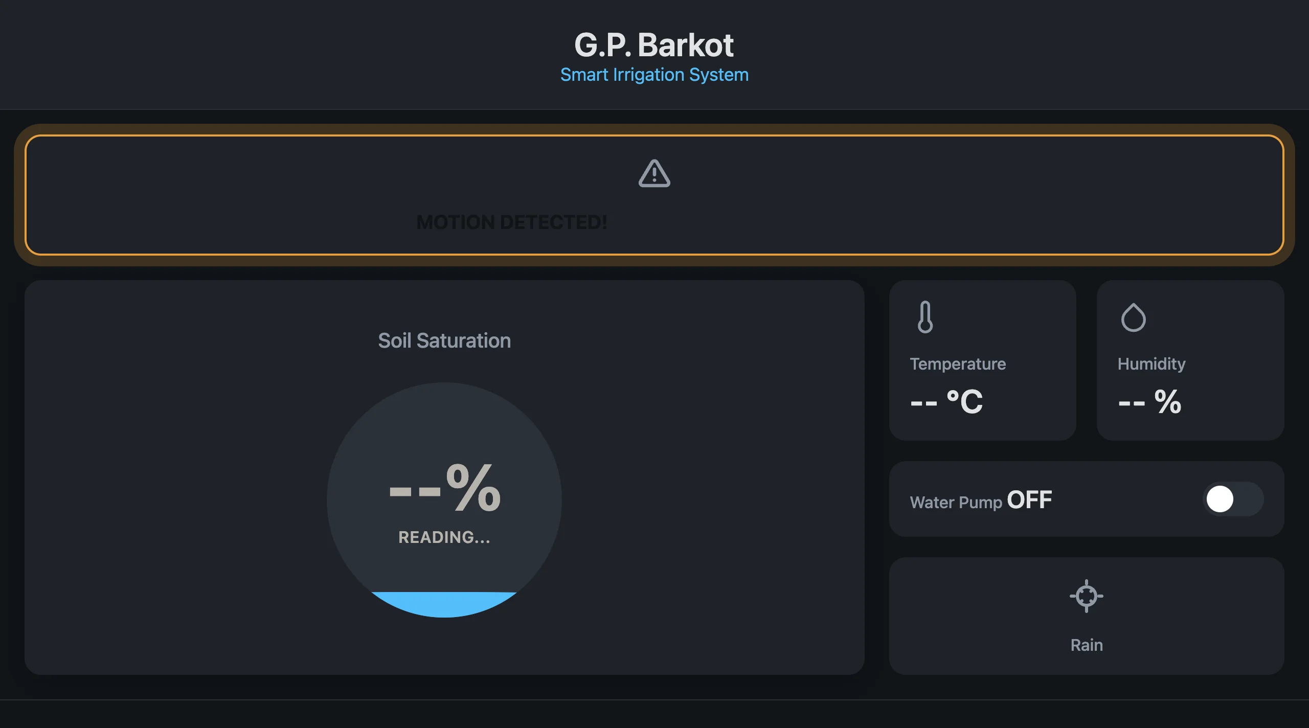 IoT Smart Irrigation System with ESP32 soil moisture sensors, cloud dashboard, and automated valve management